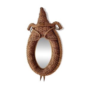 Miroir corde et chanvre