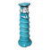 Vase sculpture tamegroute blue turquoise enameled wabi-sabi