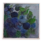 Huile sur toile suédoise – « Baies bleues » par Martin Kallerup
