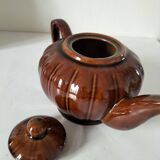 Chinese pumpkin shaped teapot