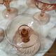 Series of 8 Rosaline champagne glasses