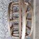 Refurbished rattan magazine rack