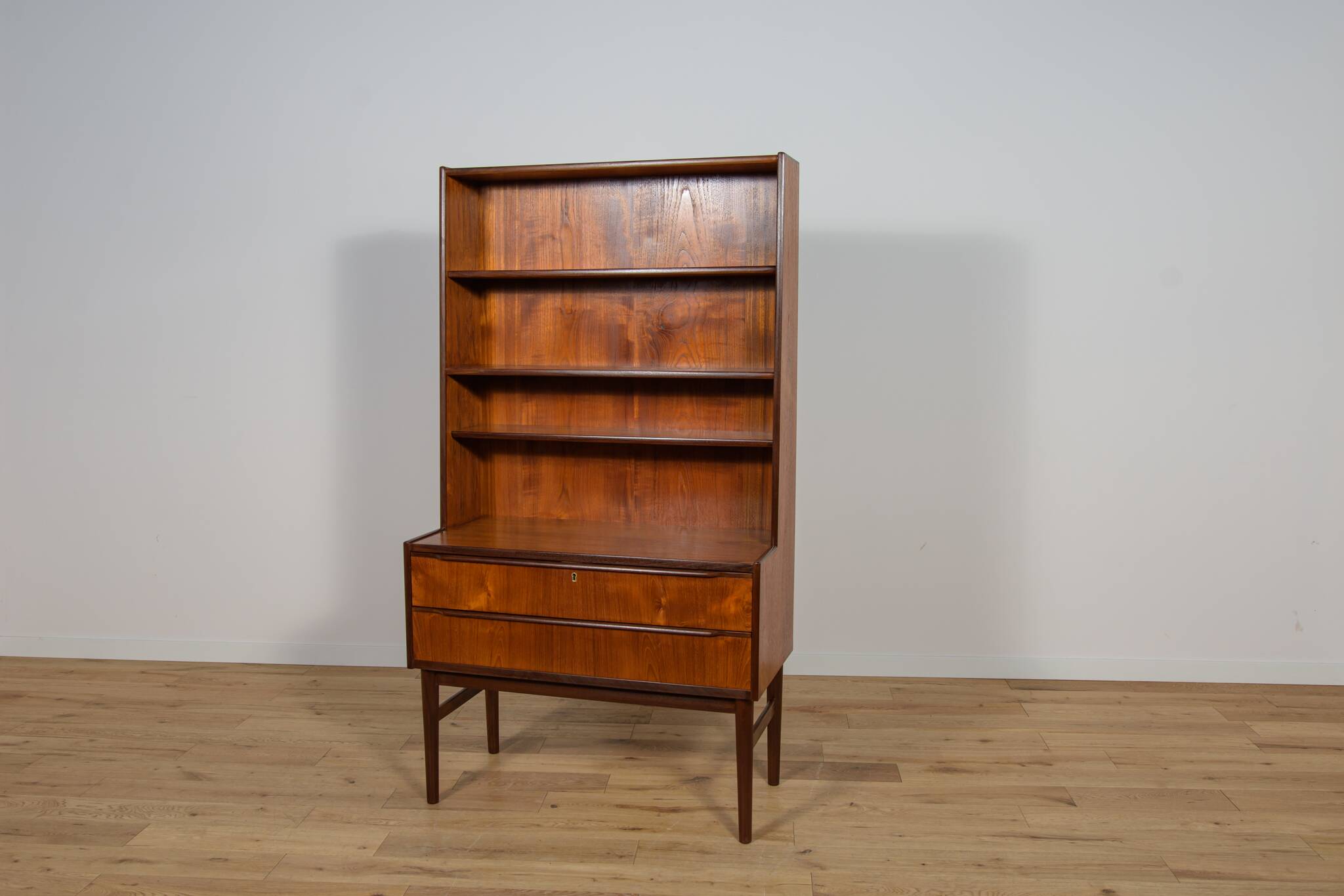 Mid-Century Teak Shelf, Denmark, 1970s