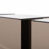 Smoked mirror pedestals 1970