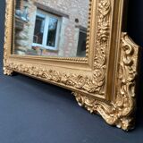 Miroir doré Louis XV 98x156cm