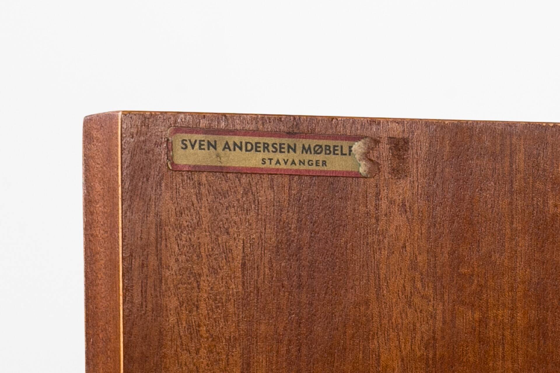 Enfilade Sven Andersen en teck, design scandinave, milieu du siècle moderne, 1