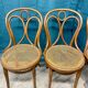 4 chaises thonet n 19 de bistrot bois courbé