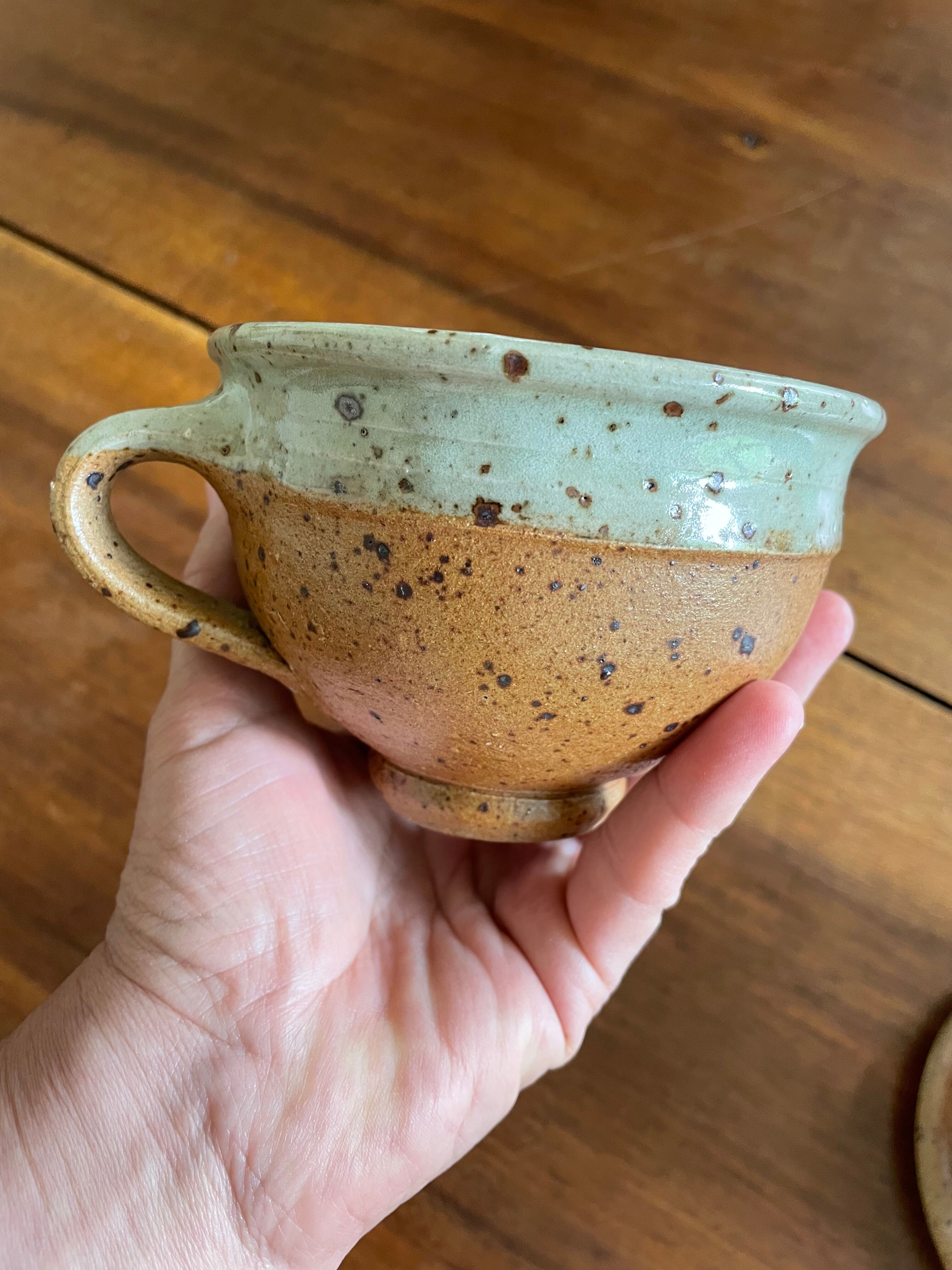Pyrite sandstone cups by Pierre Digan La Borne