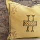 Silk cushion cover with Moroccan cactus pattern – Handmade Sabra cushion