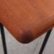 Table de salle à manger en teck vintage Mid Century Design 60's 70's hairpins