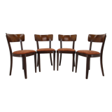1940s Set of Four Dining Chairs ,Czechoslovakia