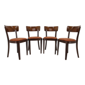 1940s Set of Four Dining Chairs ,Czechoslovakia