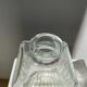Vintage glass whiskey decanter H:22cm