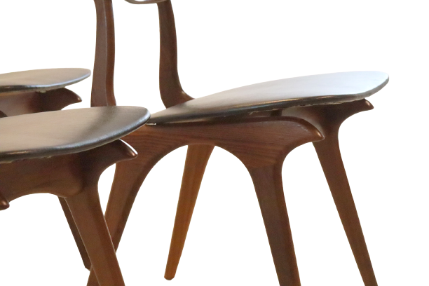 Set of 4 AWA dining chairs Louis van Teeffelen 'Ottersum'