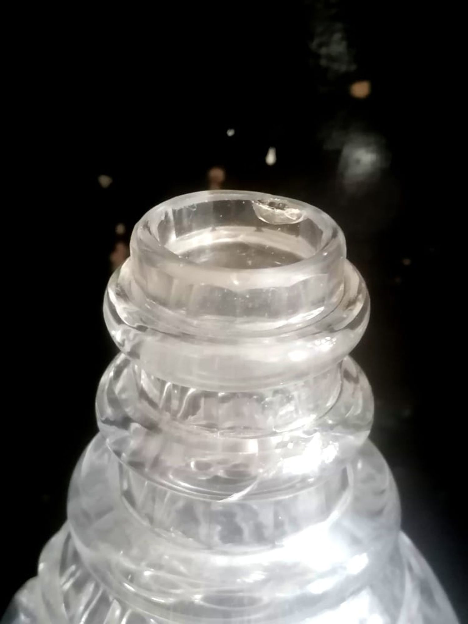Charles X decanter with cabochons