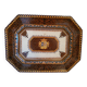 Plat octogonal HB Quimper signé Emile Poulain (P)