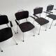 Ensemble de 4 chaises vintage Gispen, années 1960