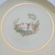 Set 12 assiettes Gien 1960 jardins japonais variations en jaune mineur