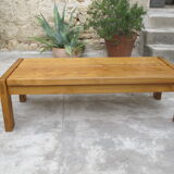 Table or bench in solid elm from Maison Regain