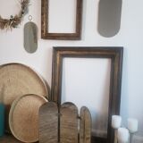 Miroir triptyque au mercure