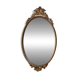 Miroir en bois doré