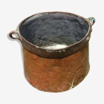 Copper pot cover XIXth
