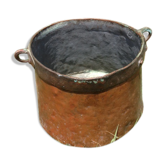 Cache pot en cuivre XIXème