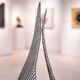 Signed Untitled Brass Wire Sculpture Bob Bennett (1979)
