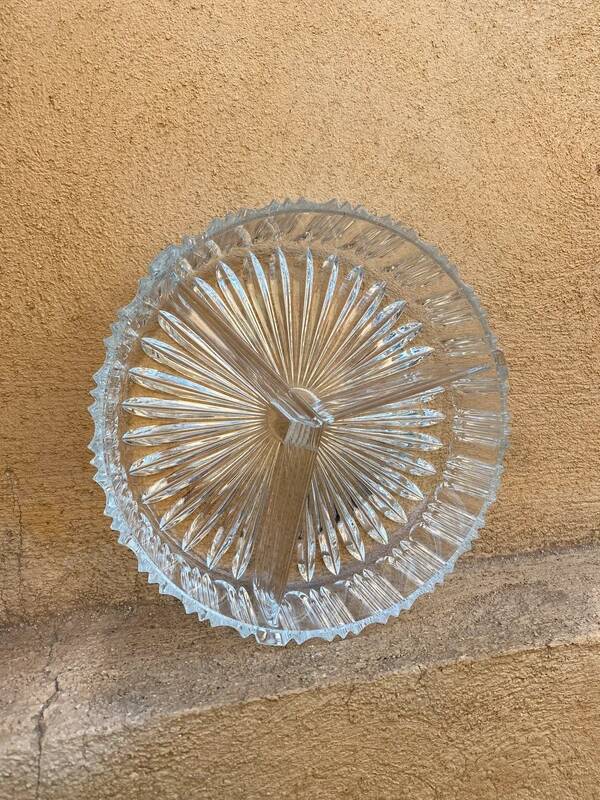 Vintage segmented aperitif plate