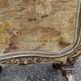 pare feu cheminée Louis XV Rocaille noyer XIXeme