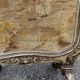 Louis XV fireplace fire screen Rocaille walnut 19th century