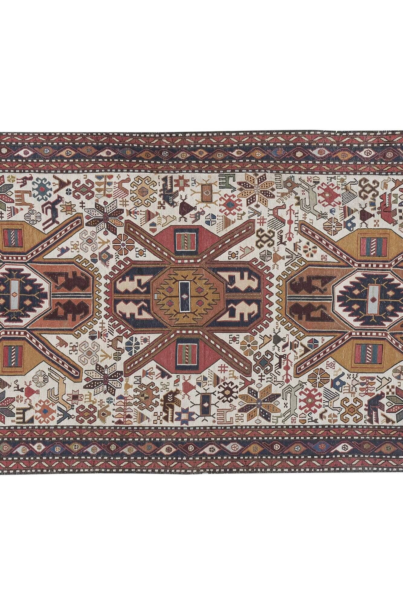 Vintage handmade Turkish rug 107x192 cm