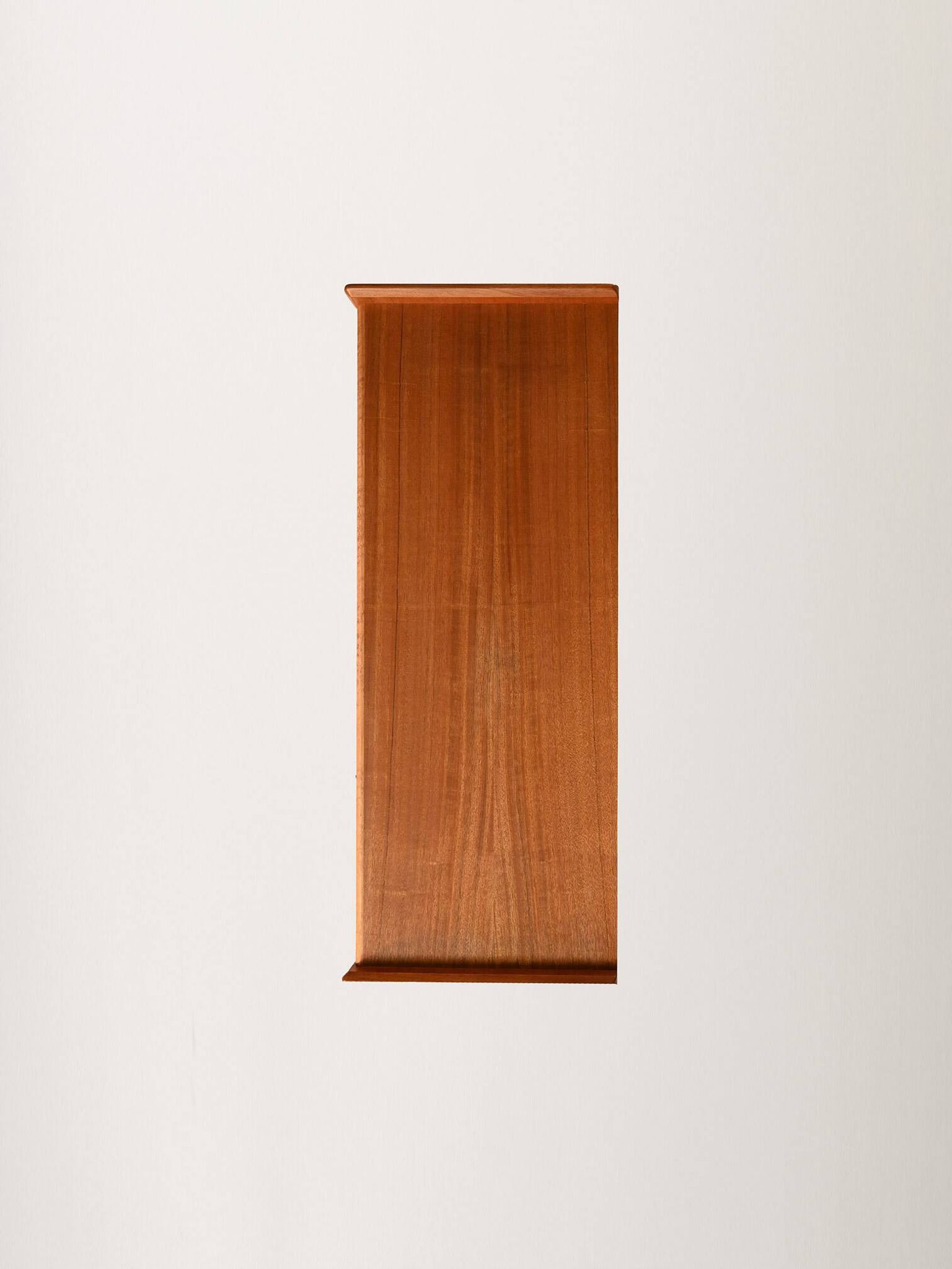 1950s Danish teak and brass cabinet
