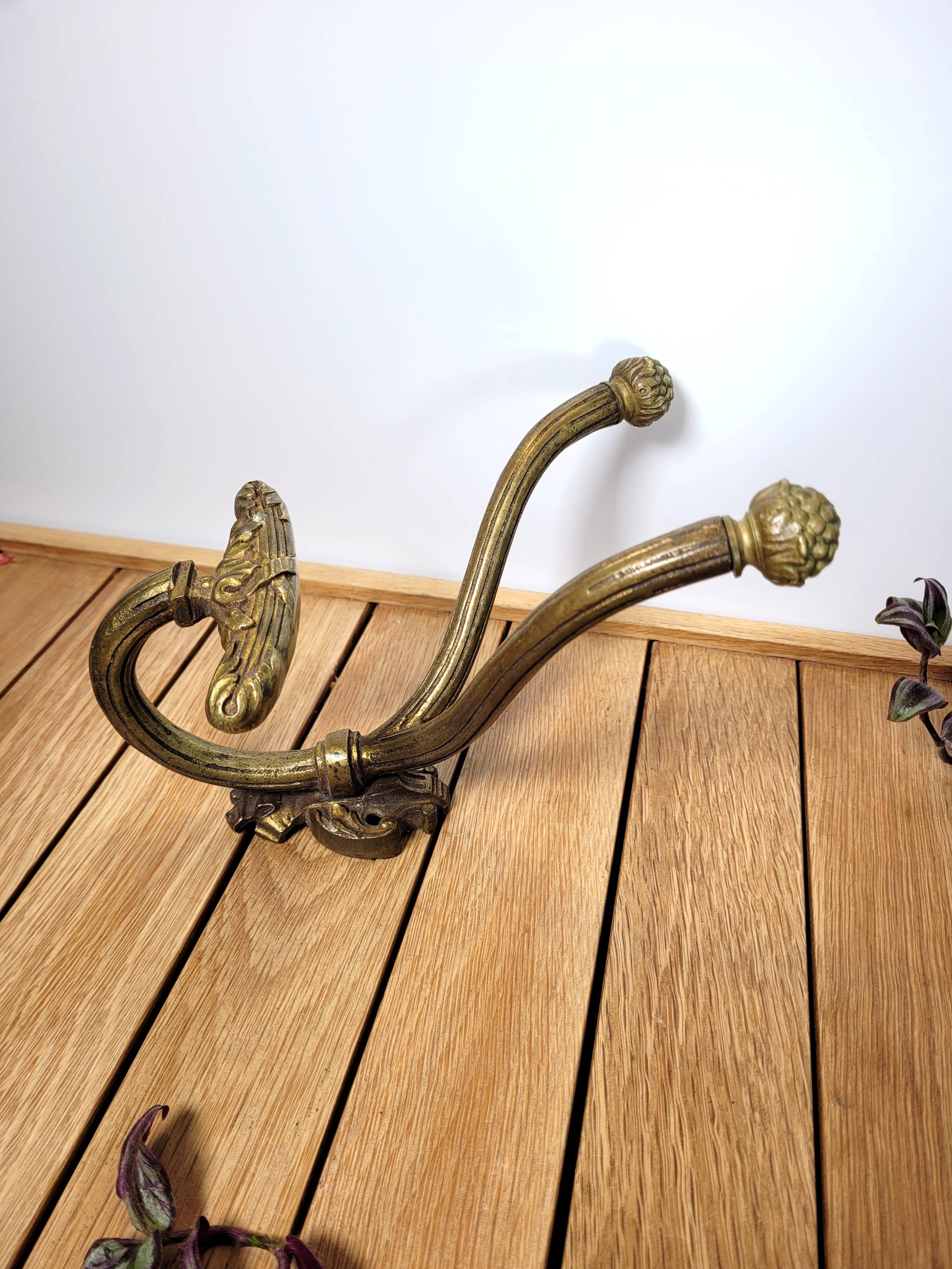 Bronze coat rack