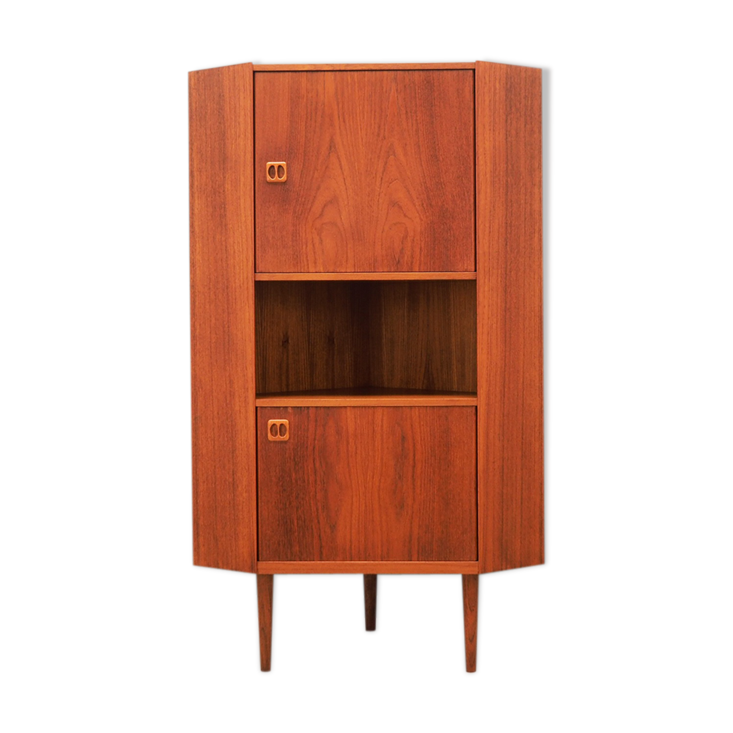 Corner cabinet teak, Danish design, 70's