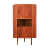 Corner cabinet teak, Danish design, 70's