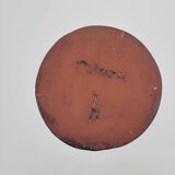 Black Ostara vase in glazed terracotta