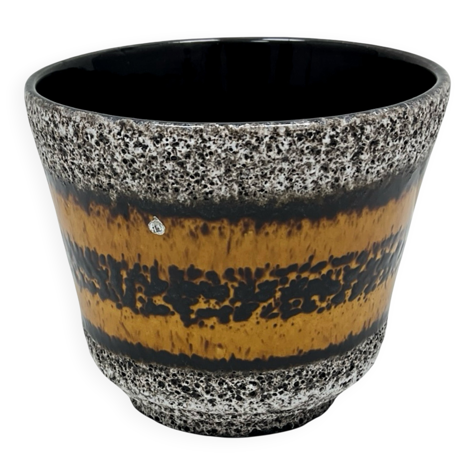 German Scheurich Fat Lava West Germany flowerpot, 1970s