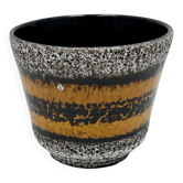 German Scheurich Fat Lava West Germany flowerpot, 1970s