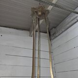 1930s Art Deco bronze chandelier