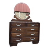 Mid-century vintage 1950s Parisian Art Deco Dressing Table