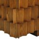 Mid-Century Modern Style Oak Wood and Black Glass Italian Sideboard