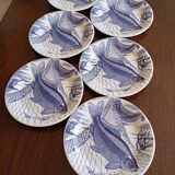 6 assiettes plates anglaises Ironstone Tableware