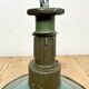 Industrial Green Enamel Factory Pendant Lamp with Cast Aluminium Top, 1960s