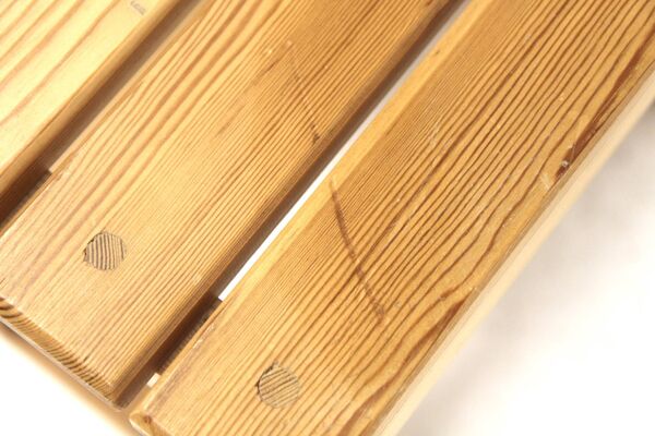 Tabouret scandinave en pin, Suède, 1970