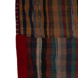 Vintage striped turkish kilim rug 185 x 393 cm