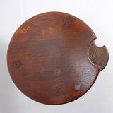 Ensemble de 2 tables tripodes brutalistes
