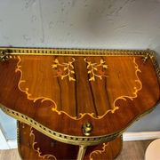 Table console de style français demi-lune vintage