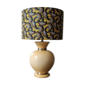 Lampe de table céramique - jaune