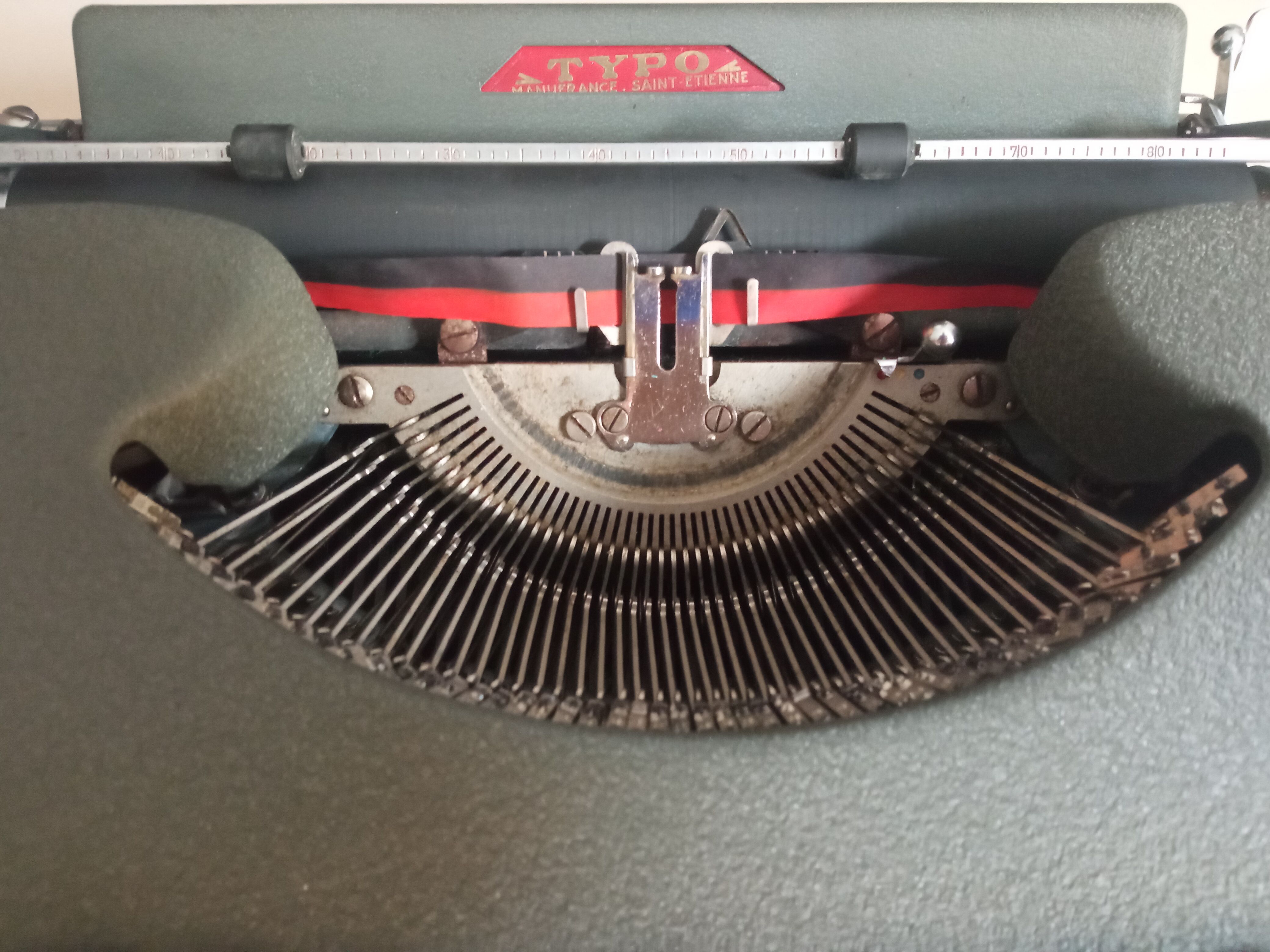 Very old manufrance typo typewriter